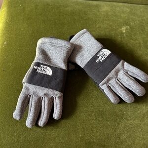 The North Face Light Gray Gloves